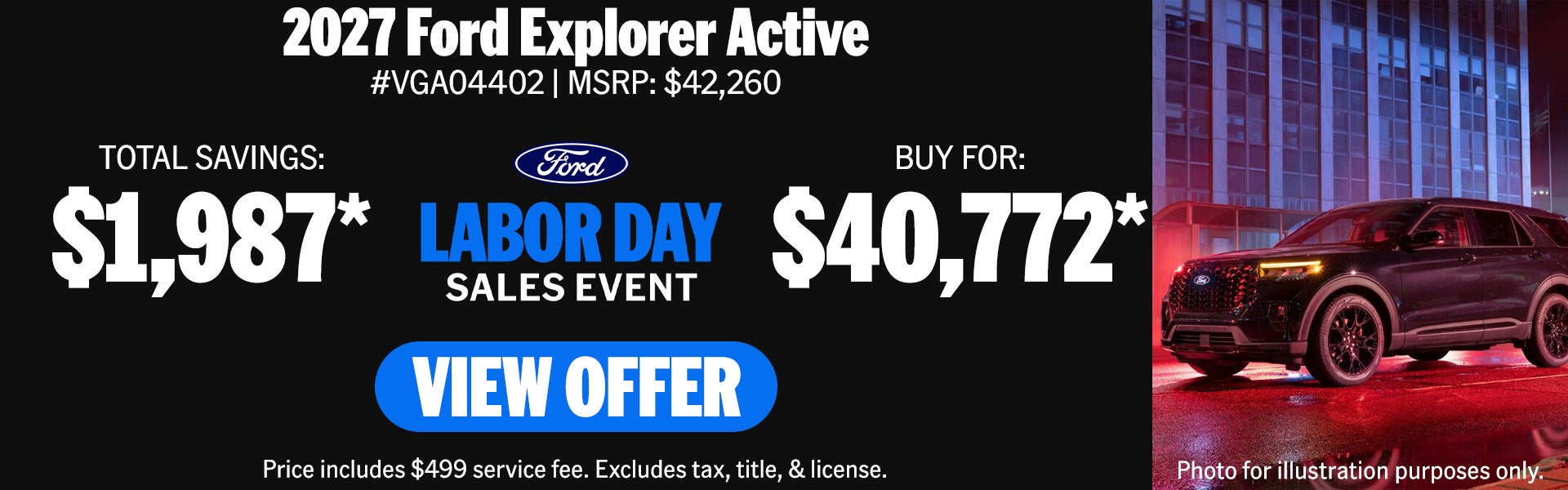 2027 Ford Explorer Active