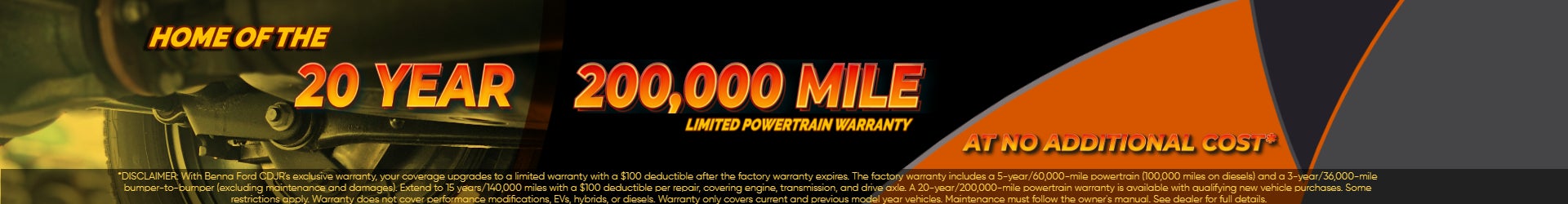 20 year 200000 mile warranty