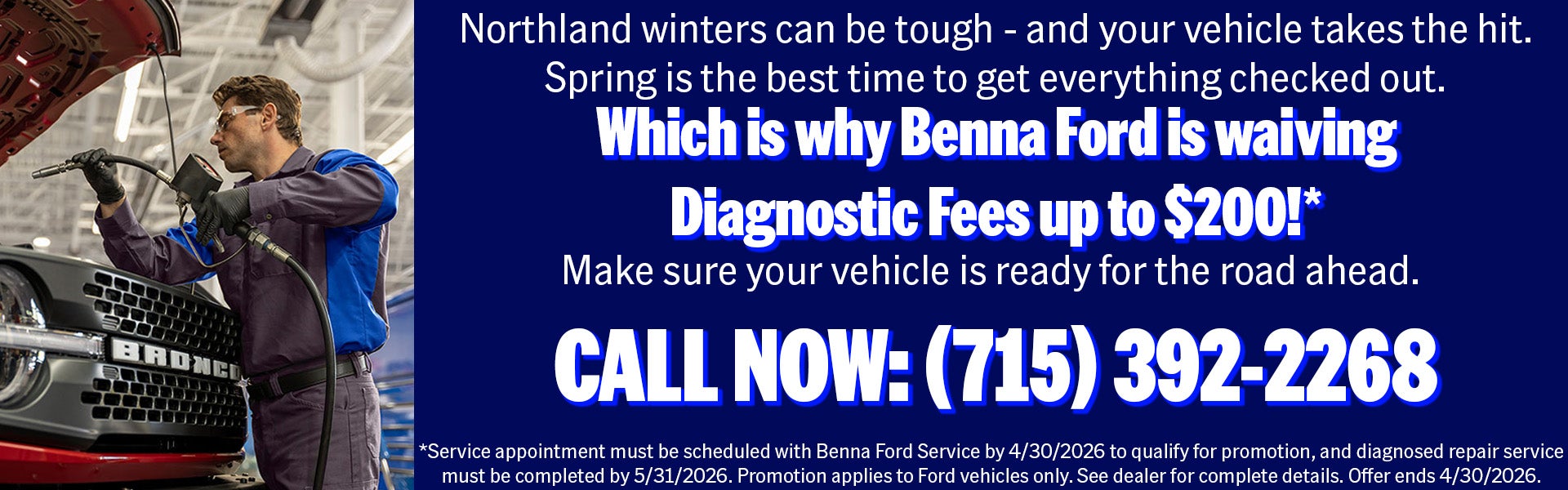 Exclusive Benna Ford Service Offer