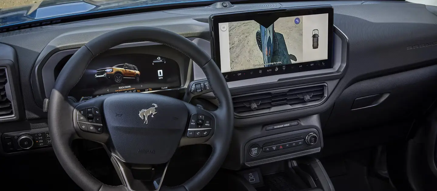 2025 Ford Bronco Sport Front Dash and Advanced Technology
