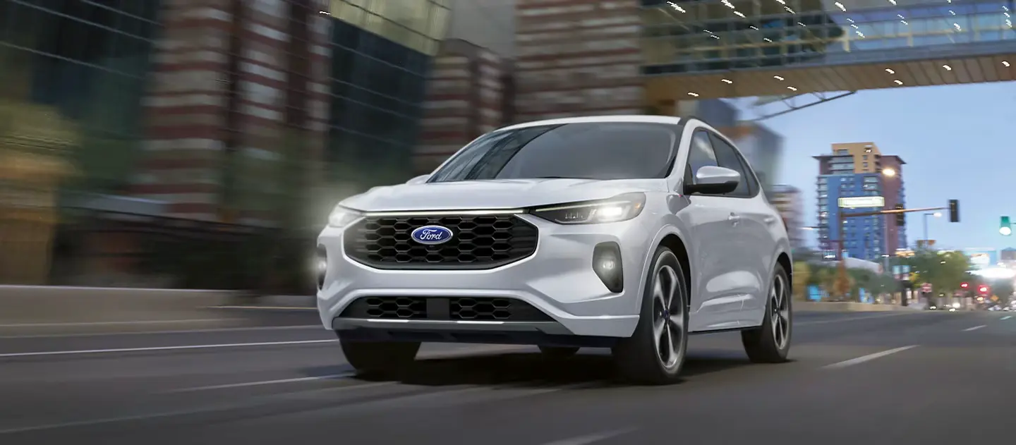 2025 Ford Escape Hybrid Front View on the Road