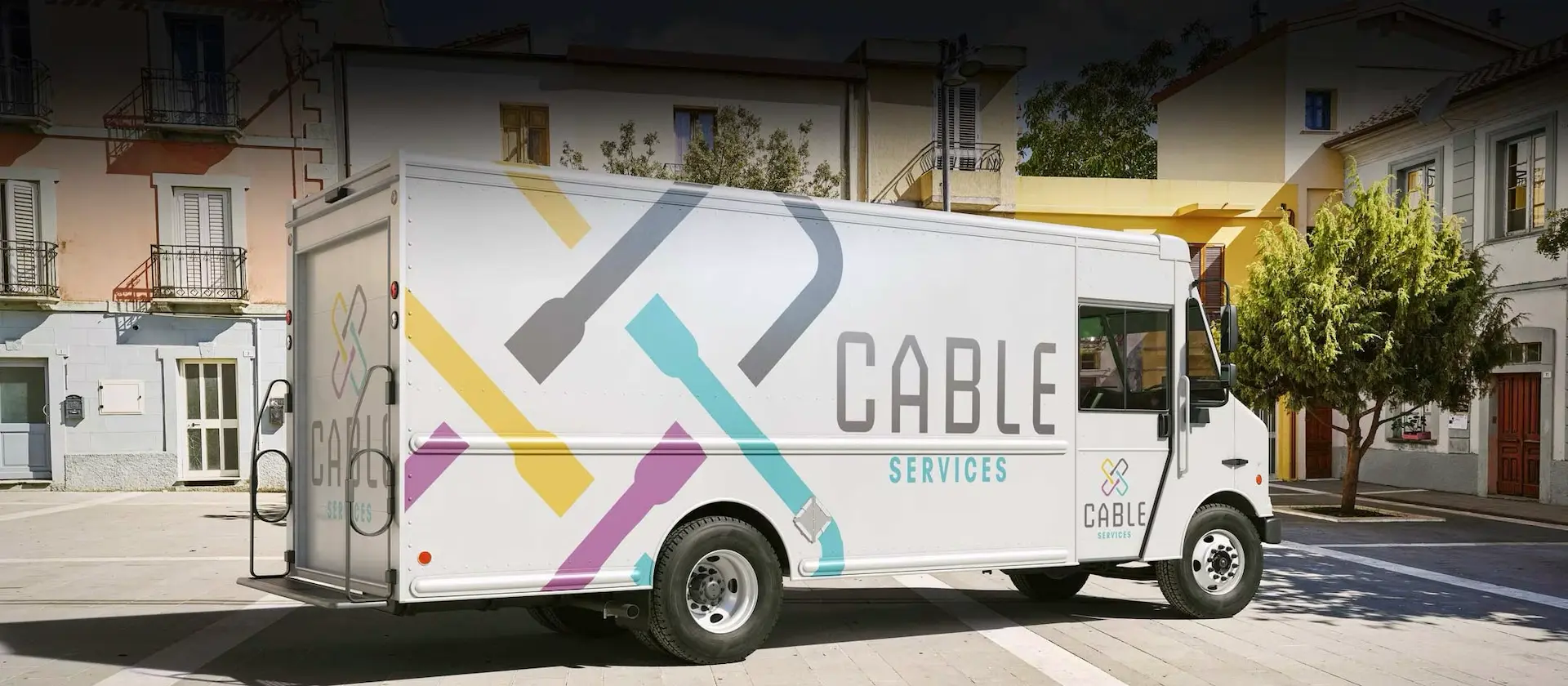 2025 Ford F-Series Stripped Chassis with Box Truck Upfit Rear View