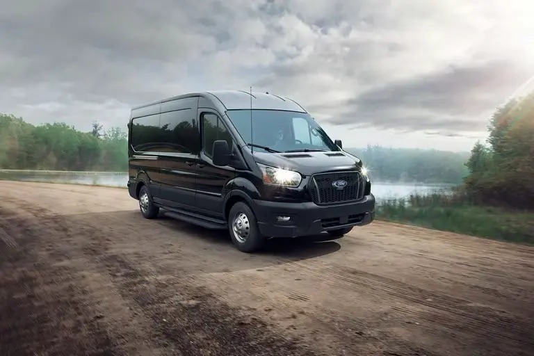 2025 Ford Transit on the Dirt Road