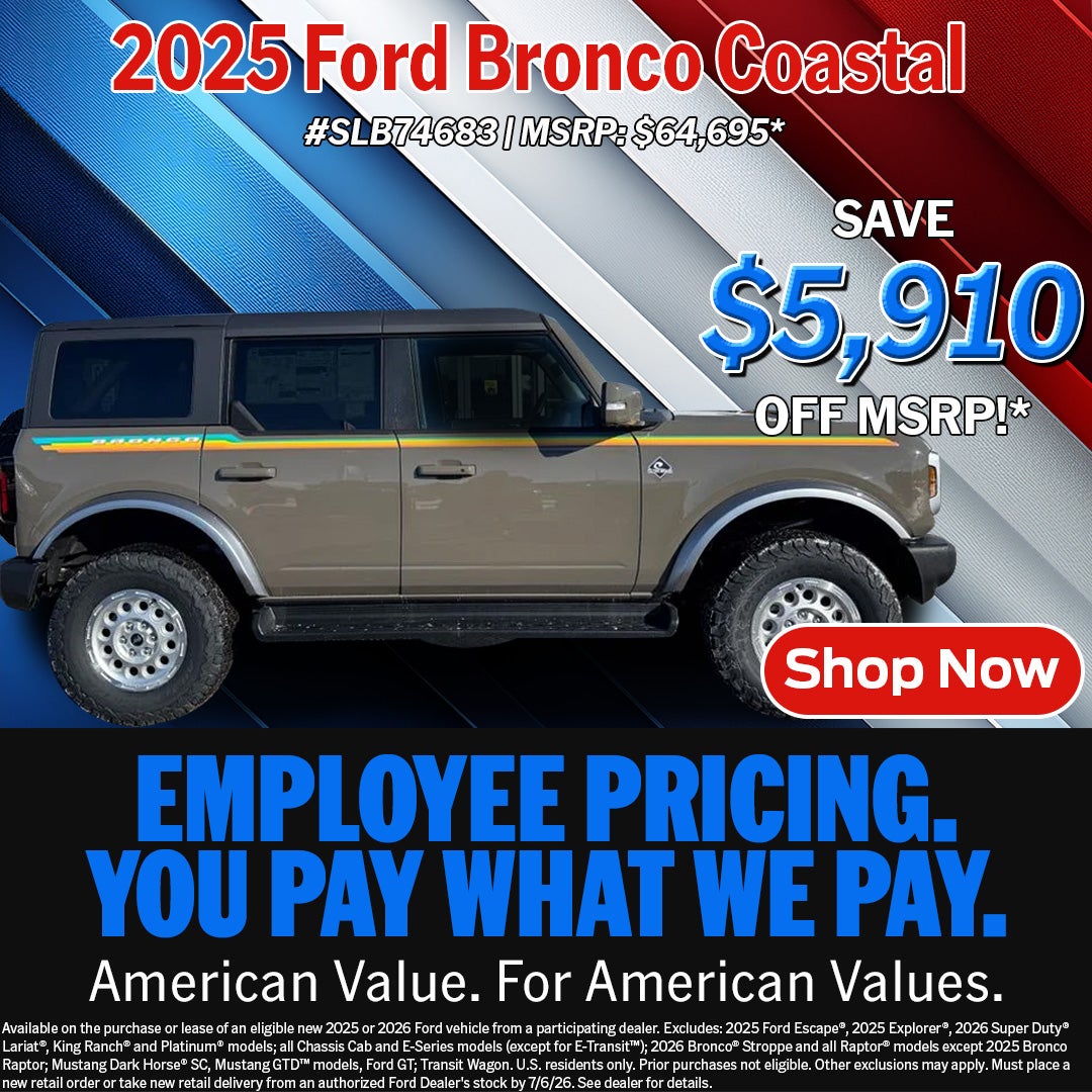 2025 Ford Bronco Outer Banks Coastal Package