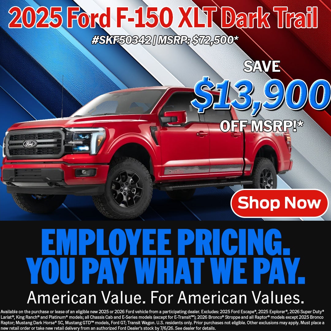2025 Ford F-150 XLT Dark Trail Package