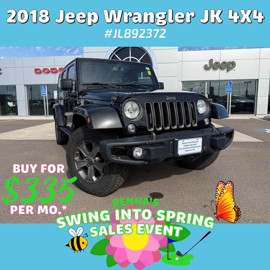 2018 Jeep Wrangler JK Golden Eagle Edition 4X4