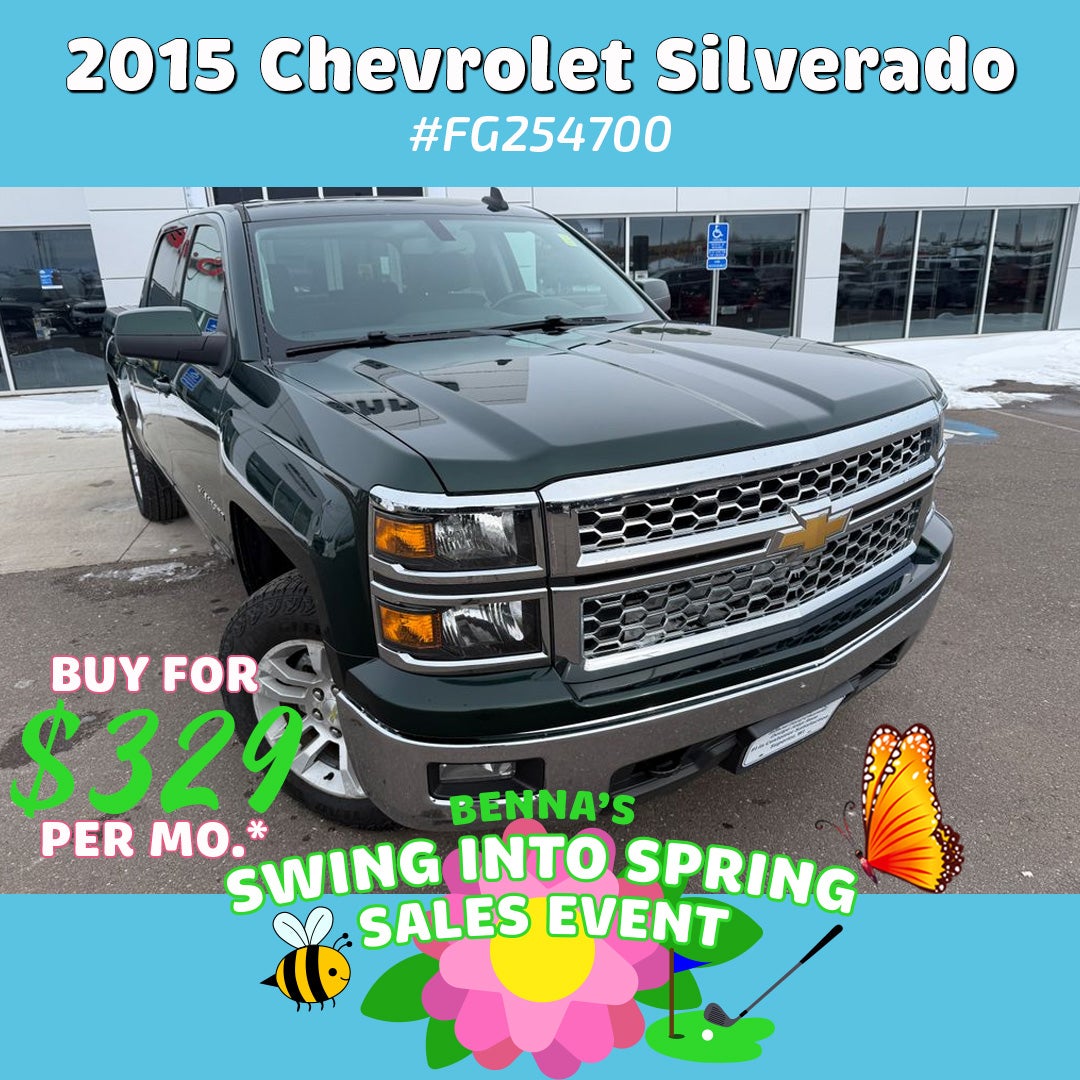 2015 Chevrolet Silverado 1500 LT LT1 Crew Cab 4X4