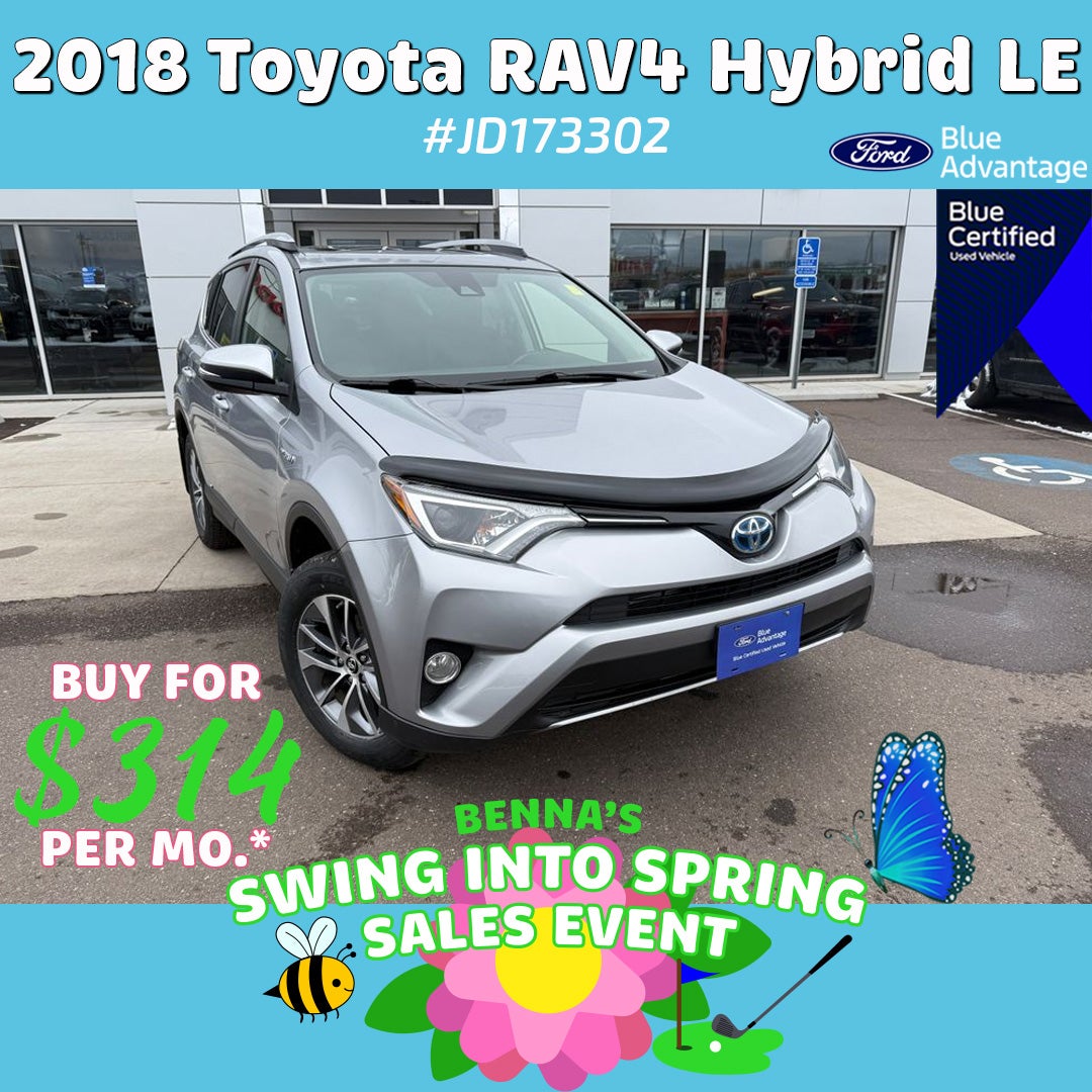 2018 Toyota RAV4 Hybrid LE AWD