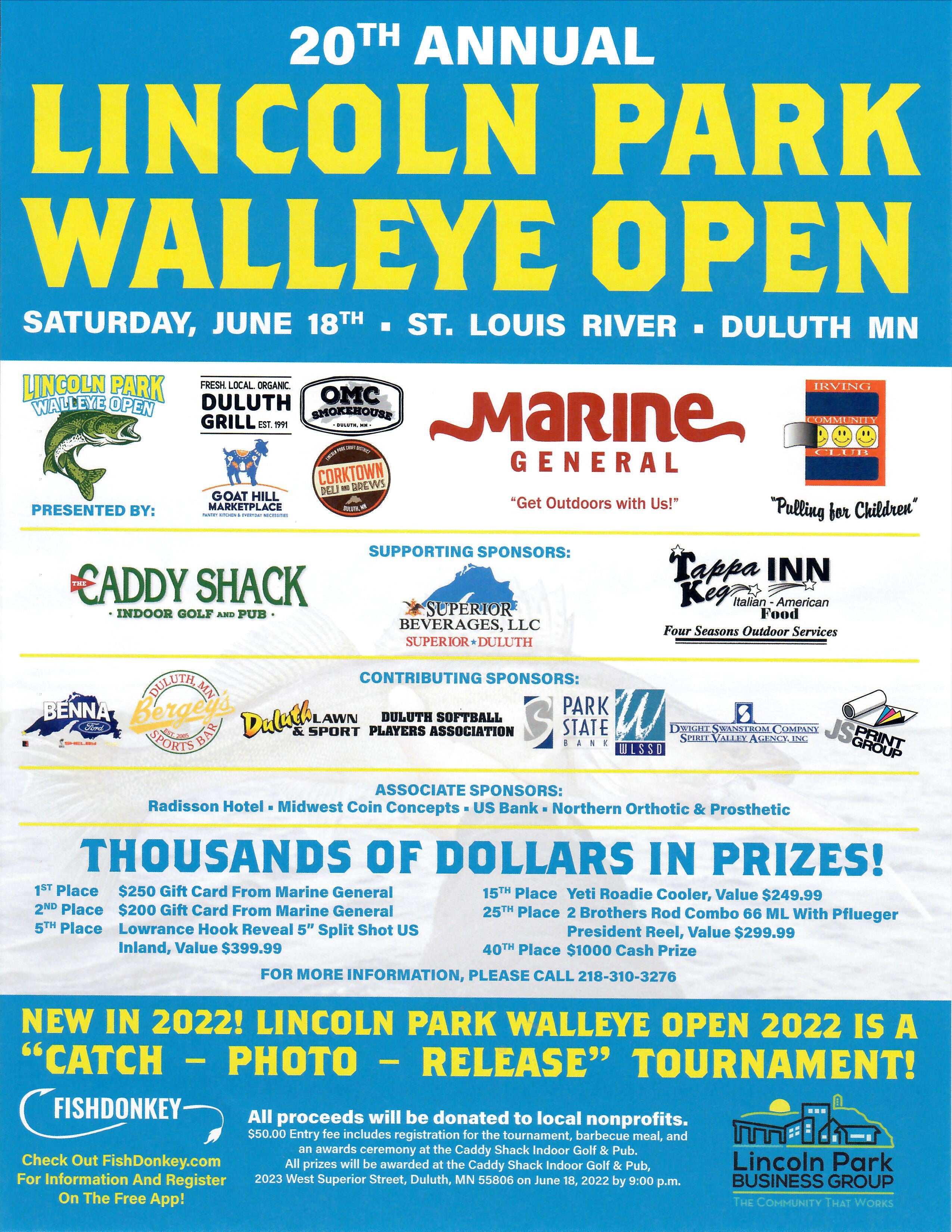Benna Ford Lincoln Park Walleye Open